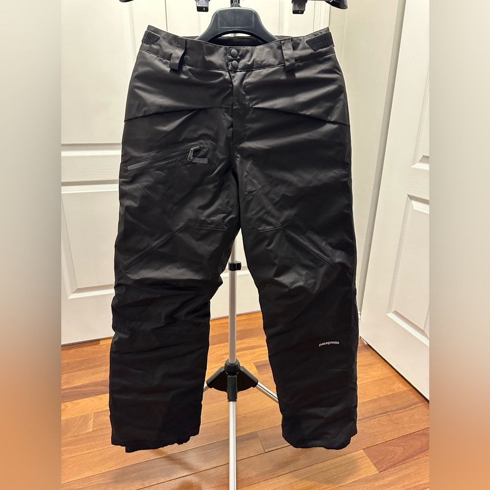 Boys Patagonia Nano Black Insulated Snow Pants / XXL 16/18